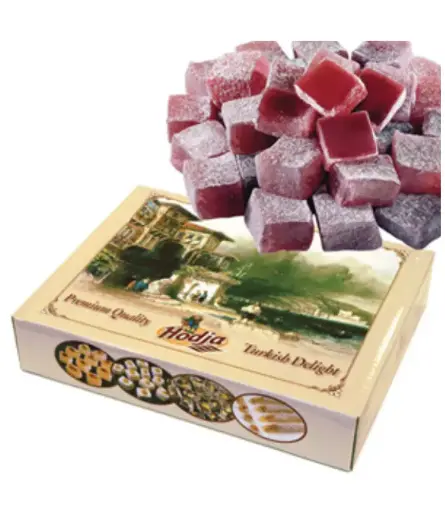 Hodja Turkish Delight Rose 11lb (5kg) Box [11.023 Lb in ea]