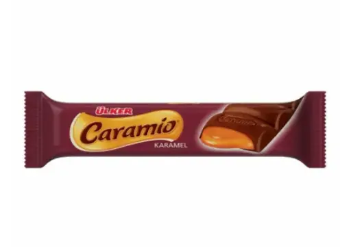 Ulker, Caramio Chocolate Baton, Çikolatalı Baton Caramio, 1.13 oz (32gr) 24 x 6