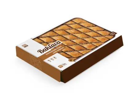 [340812] Moda, Baklava, Homemade Style with Walnut, Party Pack,  35pcs, 3lbs (1400g)