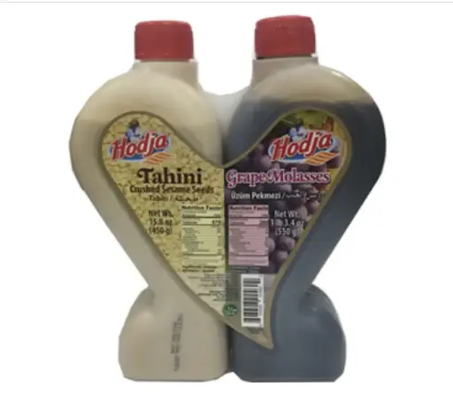 [9246] Hodja Tahini /450g/ & Grape Molassess /500g/ 8x950g Pack,plastic