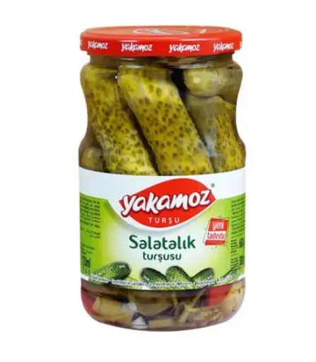 Yakamoz, Pickles, Salatalik Tursusu, Gherkins, No. 2, Glass Jar, 720ml