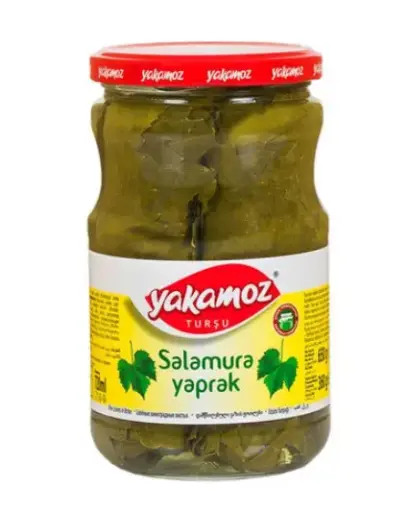 Yakamoz, Salamura Yaprak, Grape Leaves In Brine, Glass Jar, 720ml x 12pcs