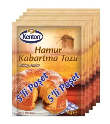 Kenton, Baking Powder, Kabartma Tozu, 5x10gr*45ea