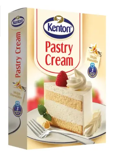 Kenton, Vanilla Pastry Cream, Pasta Kreması Vanilya Sade, 137gr*12ea