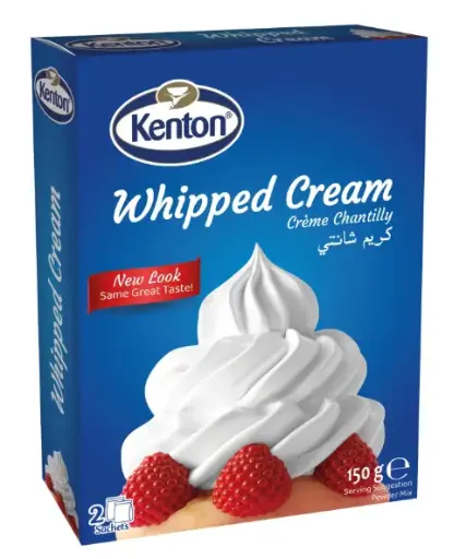 Kenton, Plain Whipped Cream, Krem Şanti Sade, 150gr*12ea