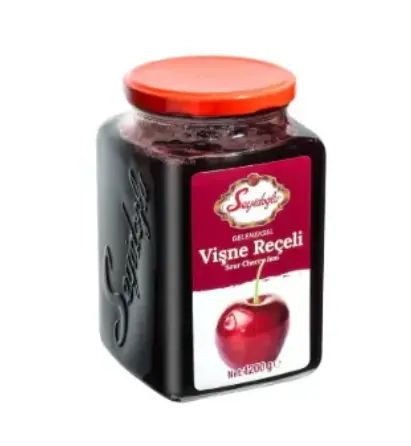 Seyidoglu, Sour Cherry Jam, Vişne Reçeli, 1200gr*6ea