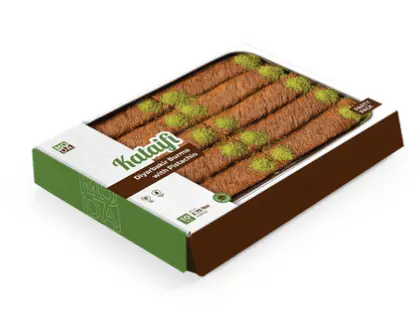 Kataifi, Diyarbakir Burma with Pistachio, 10pcs, 2.75lbs (1250g) x 10pack